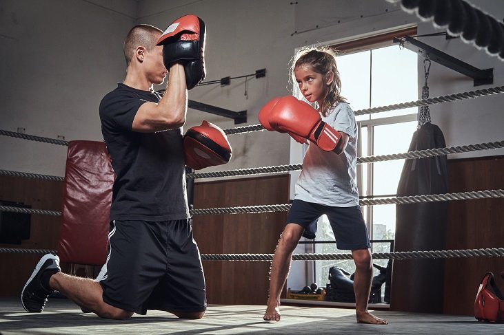 Clases de defensa personal para niños